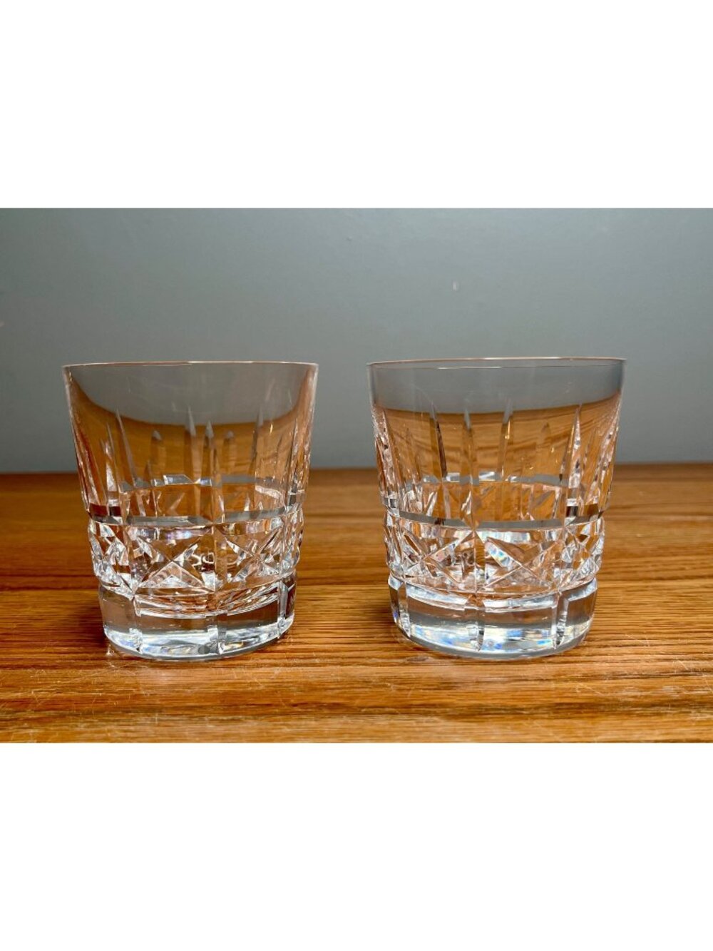 Vintage Waterford Crystal Kylemore Old Fashioned Glasses Set of 2